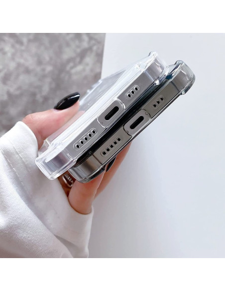 Stöttåligt Skal med Kortfack Förstärkta Hörn iPhone 12