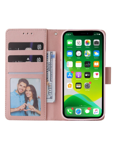 iPhone 13 Trendigt Plånboksfodral Sparkle 4-FACK
