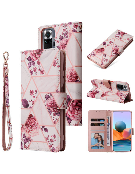 Redmi Note 10 Pro Trendigt Plånboksfodral Sparkle 4-FACK