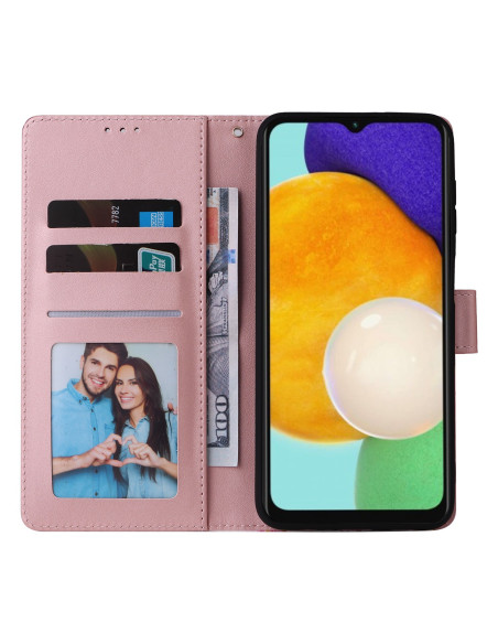 Öppet plånboksfodral Sparkle för Samsung A13 5G med kortfack och bildfack