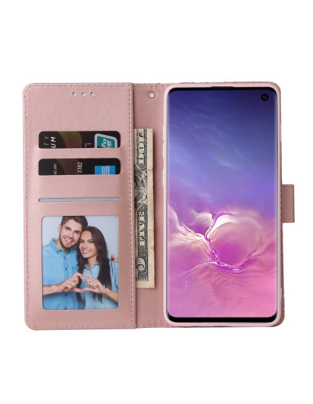 Samsung S10 Trendigt Plånboksfodral Sparkle 4-FACK