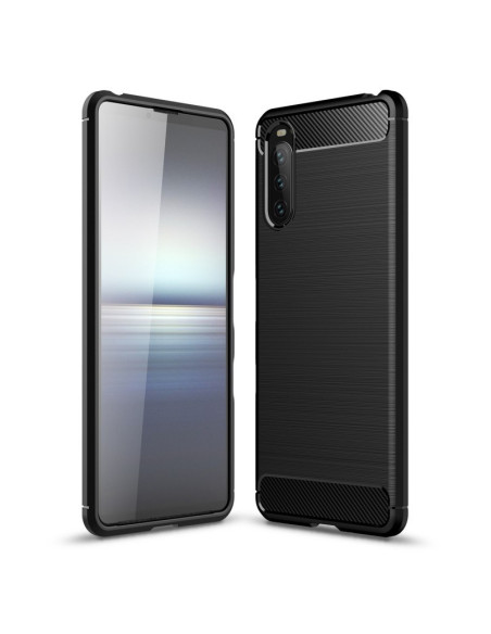Xperia 10 IV Stöttåligt Skal SlimCarbon