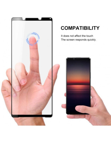 2-PACK Xperia 10 IV Härdat Glas 0.26mm 2.5D 9H Fullframe