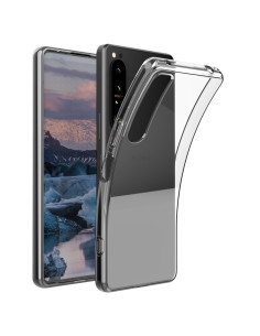 Xperia 1 IV Stöttåligt Genomskinligt Skal Simple