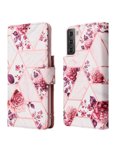 Samsung S21 Trendigt Plånboksfodral Sparkle 4-FACK