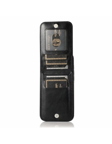 iPhone 14 Pro Mobilskal Korthållare 5-FACK Retro V3