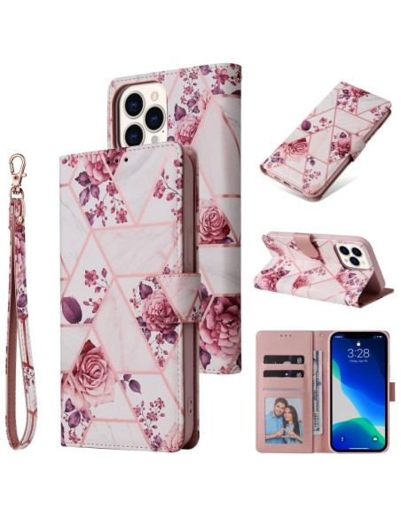 iPhone 14 Pro Trendigt Plånboksfodral Sparkle 4-FACK