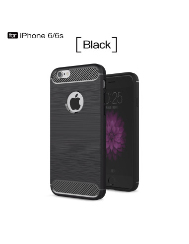 iPhone 6/6S | Stöttåligt Skal SlimCarbon® inkl. Skärmskydd