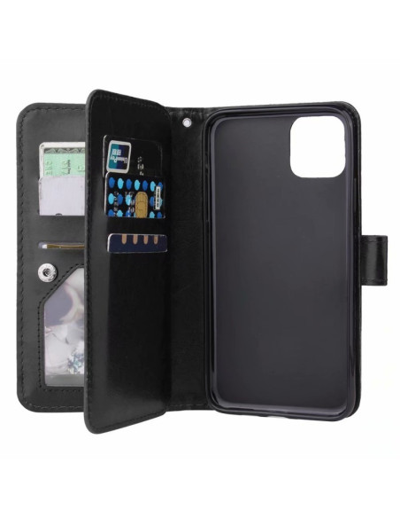 iPhone 14 Pro Max Praktisk Plånboksfodral med 12-Fack Array V4