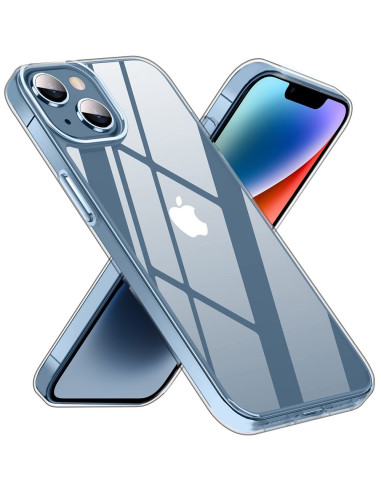 iPhone 14 Stöttåligt Genomskinligt Skal Simple