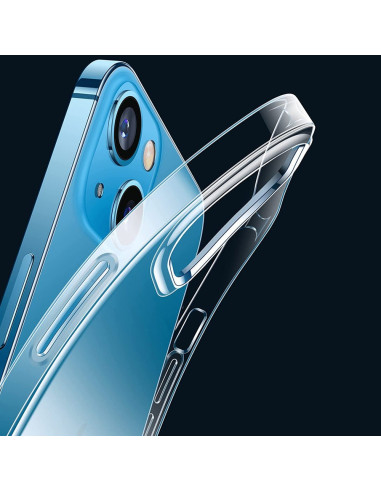 iPhone 14 Stöttåligt Genomskinligt Skal Simple
