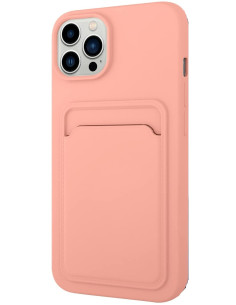 iPhone 11 Pro Gummibelagd Stöttåligt Skal med Kortfack Liquid