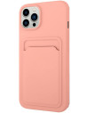 iPhone 11 Pro Gummibelagd Stöttåligt Skal med Kortfack Liquid