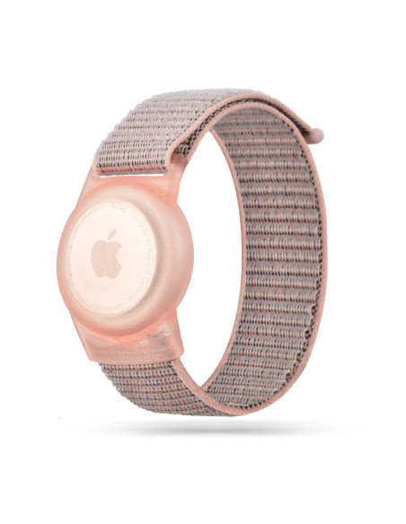 Nylonarmband för Airtag i grått med TPU-fodral, justerbart för barn