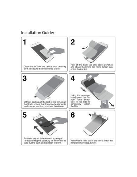 Installationsguide för skärmskydd till iPhone 11 Pro Max med steg-för-steg instruktioner