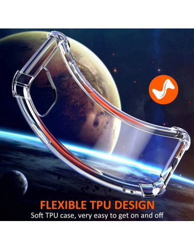 Flexibelt TPU-skal för iPhone 11 med tydlig visning av design och passform