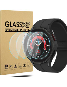 2-PACK Samsung Galaxy Watch 5 Pro Härdat Glas 0.2mm 9H
