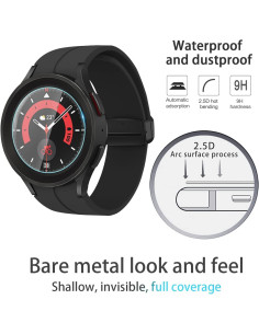 2-PACK Samsung Galaxy Watch 5 Pro Härdat Glas 0.2mm 9H