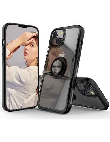 iPhone 11 Praktisk Stöttåligt Skal med Ringhållare V4