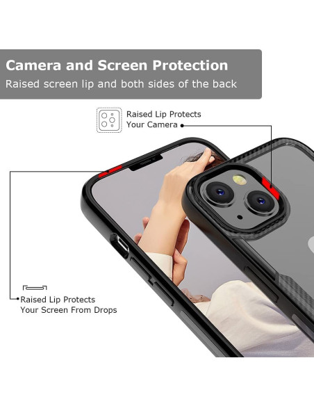 iPhone 11 Praktisk Stöttåligt Skal med Ringhållare V4