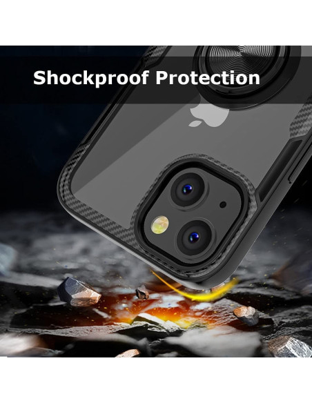 iPhone 13 Mini Praktisk Stöttåligt Skal med Ringhållare V4