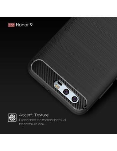 Huawei Honor 9 | Stöttåligt Skal SlimCarbon® inkl. Skärmskydd