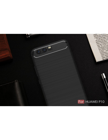 Huawei P10 Plus | Stöttåligt Skal SlimCarbon® inkl. Skärmskydd