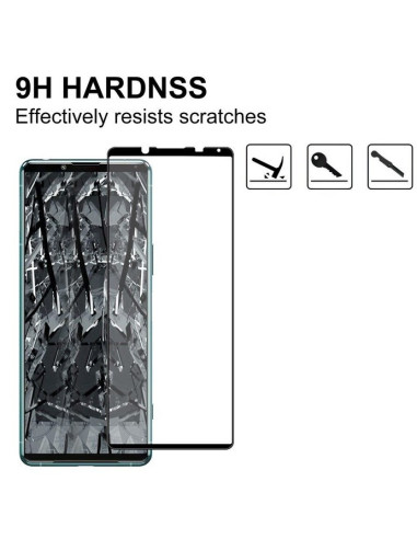Xperia 5 IV Härdat Glas 0.26mm 2.5D 9H med repmotstånd och installationsanvisningar