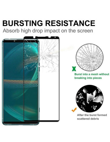 Xperia 5 IV Härdat Glas med fokus på repmotstånd och skydd mot stötar