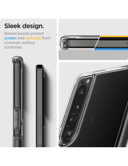 Xperia 5 IV Stöttåligt Genomskinligt Skal Simple