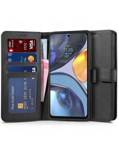 Motorola Moto E32s Plånboksfodral PU-Läder 4-FACK