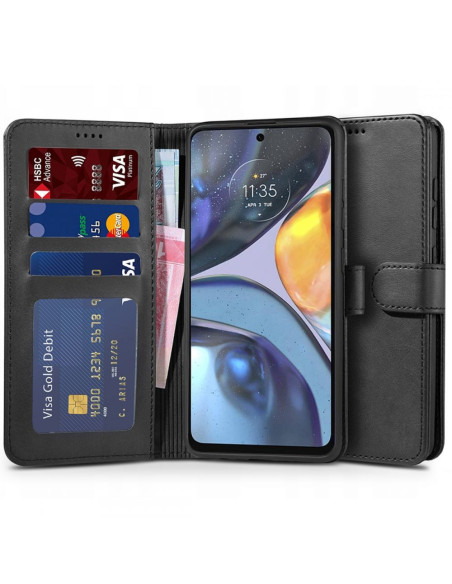 Motorola Moto E32s Plånboksfodral PU-Läder 4-FACK