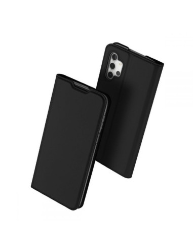 Svart Flipfodral Skin Pro för Samsung A23 5G, stängt läge