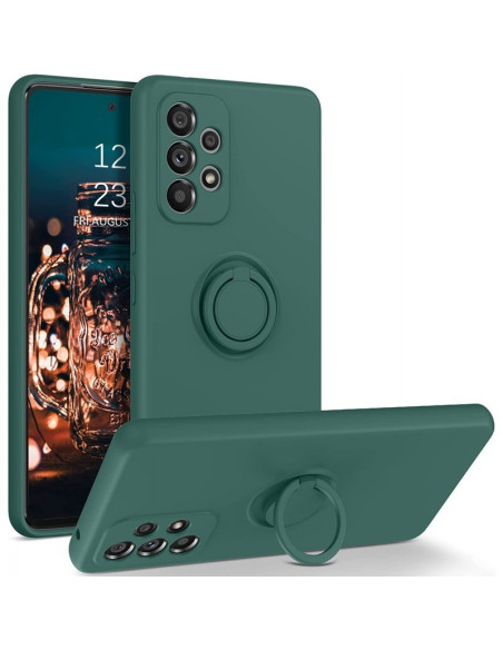 Samsung A23 5G Stöttåligt Skal med Ringhållare CamShield