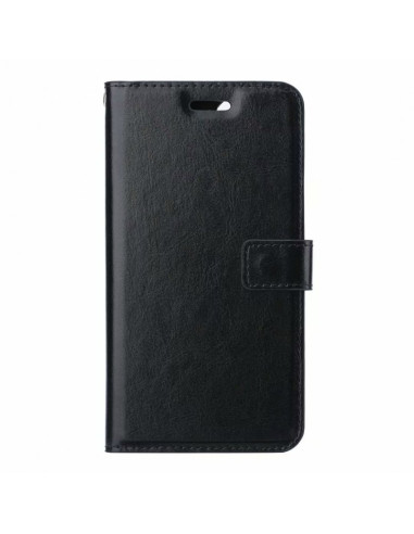 Stängt plånboksfodral i svart PU-läder för Xiaomi Mi 12T/12T Pro med magnetlås
