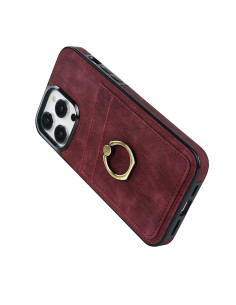 iPhone 13 Pro Max Mobilskal med Korthållare Retro V4