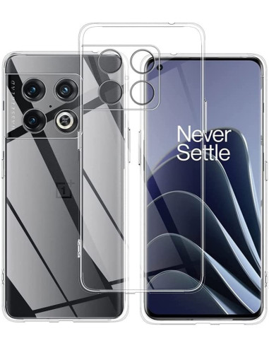 Oneplus 10T Stöttåligt Genomskinligt Skal Simple