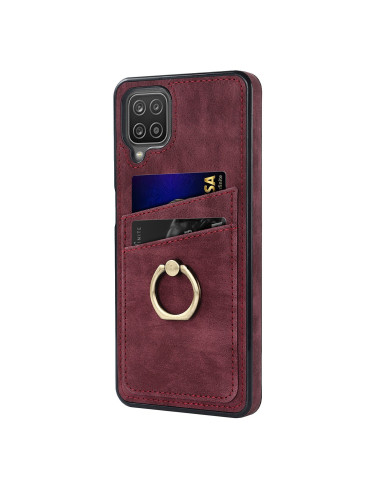 Samsung A12 5G Mobilskal med Korthållare Retro V4