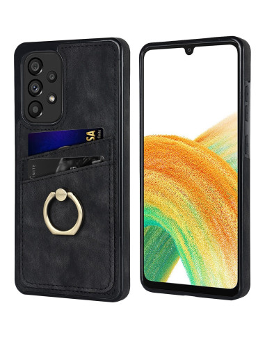 Samsung A33 5G Mobilskal med Korthållare Retro V4
