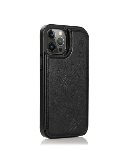 iPhone 11 Pro Stöttåligt Skal Korthållare 3-FACK Flippr V2 Svart