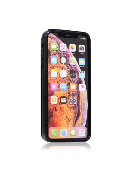 iPhone XS Max Stöttåligt Skal Korthållare 3-FACK Flippr V2 Svart