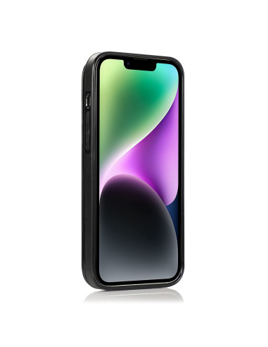 iPhone 13 Pro Max Stöttåligt Skal Korthållare 3-FACK Flippr V2 Svart