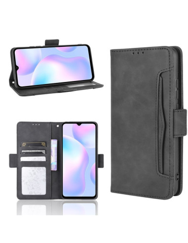 Redmi 9A Plånboksfodral PU-Läder 6-FACK Winston V3