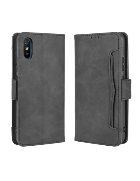 Redmi 9A Plånboksfodral PU-Läder 6-FACK Winston V3