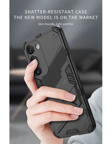 Samsung S23 Plus Stöttåligt Skal med Kickstand ThinArmor V2