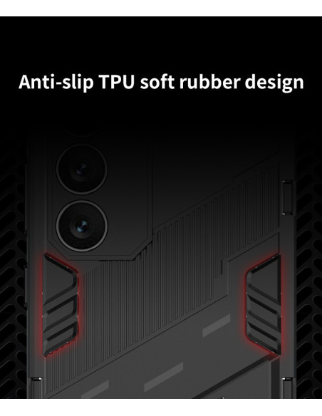 Samsung S23 Plus Stöttåligt Skal med Kickstand ThinArmor V2