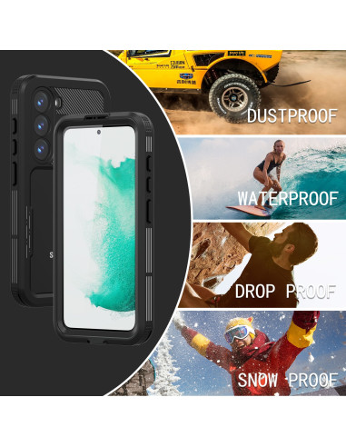 Samsung S23 Plus Heltäckande Vattentät Premium Skal - 2m