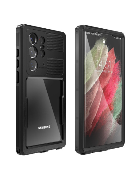 Samsung S23 Ultra Heltäckande Vattentät Premium Skal - 2m