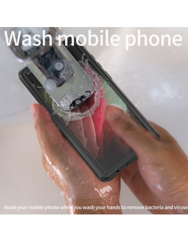 Samsung S23 Ultra Heltäckande Vattentät Premium Skal - 2m