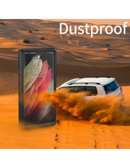 Samsung S23 Ultra Heltäckande Vattentät Premium Skal - 2m